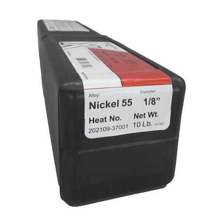 Xtrweld ENiFe-CI 1/8 x 10Lb. Box priced per pound A5.15, Coated Electrode NI 55 SENI55125-10